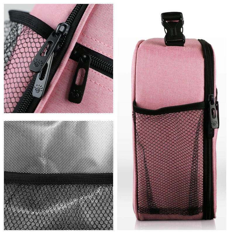 Hap Tim lunchbox for Adult, Insulated Lunch Bag for Women, Reusable Lunch Box, Spacious Lunchbag, Pink (18654-PK) - Image 4